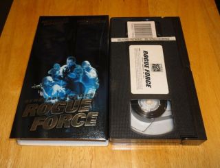 Rogue Force (vhs,  1998) Michael Rooker Robert Patrick - Rare Renegade Cop Action