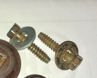 Antique 1931 Philco 70 Baby Grand Cathedral Radio Chassis Screws (2)
