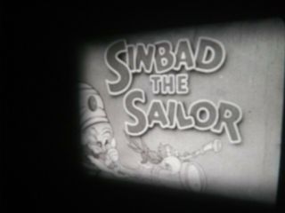 8mm Film Sinbad the Sailor (1935) UB Iwerks Rare 200ft Reel 2