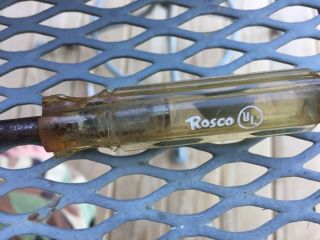Rare Vintage Usa Rosco 4 Inch Shaft,  1/4 Inch Philips Head Screwdriver