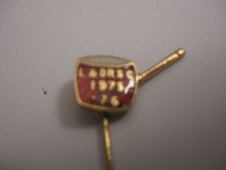 Rare Old 1975 Llanelli Rugby Union Football Club Enamel Stick Pin Badge