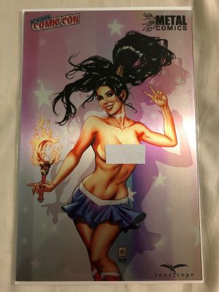 Grimm Tales Of Terror V4 7 Rare Metal Z - Rated Variant Nycc Nude Cover 1 Of 20