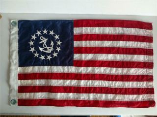 Maritime Usa Anchor Yacht Flag Double Sided