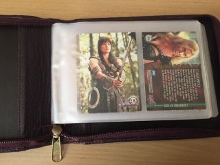 Xena Warrior Princess Leather Photo Album Licensed Rare Lucy Lawless Logo