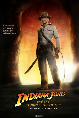 Sideshow Collectibles Sixth Scale Indiana Jones Figure The Temple Of Doom 3914