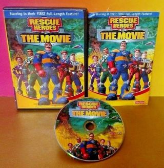 Rescue Heroes - The Movie (dvd,  2003) Plus Two Bonus Tv Episodes Rare Hard Find
