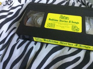 Sesame Street Bedtime Stories and Songs (1986) VHS RARE 3