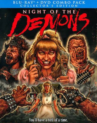 Night Of The Demons (blu - Ray/dvd,  2014,  2 - Disc Set,  Dvd/blu - Ray) Rare Oop Sleeve