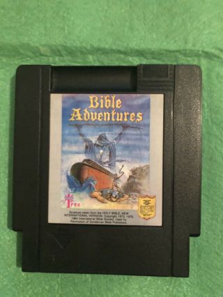 Rare Bible Adventures Nes Nintendo Wisdom Tree