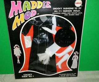 Vintage Barbie Clone Mego Maddie Mod " Maximum Effort " 1705 Nrfb Nm/mint