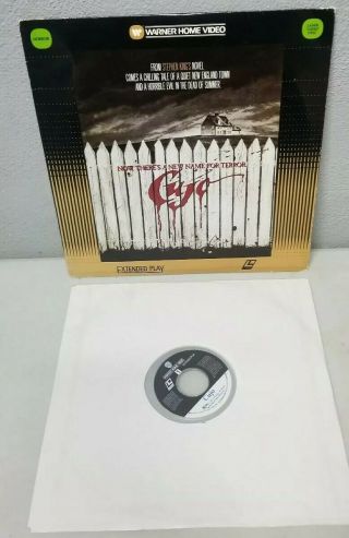 Cujo Laserdisc Ld Very Rare Stephen King Great Film