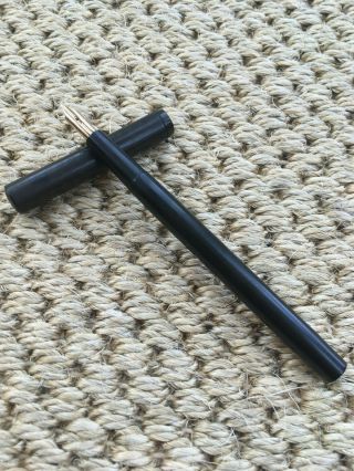Rare Early C1910 Swan 200 Bchr Eyedropper Fountain Pen 14ct Overfeed With Ladder