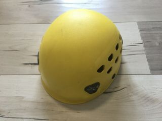 Rare Petzl Ecrin Roc Yellow Helmet 53 - 63cm Climbing,  Caving,  Rescue,  Safety