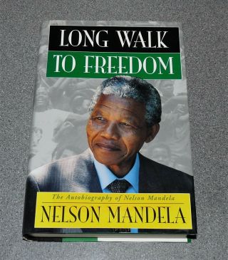 Long Walk To Freedom - Nelson Mandela - 1st U.  S.  Edition 1994 Signed Hb Rare