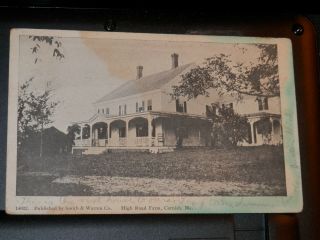 Cornish Me - Rare 1907 Postcard - High Road Farm - York County
