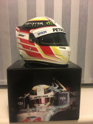 Rare Lewis Hamilton 2015 Formula One World Champion Bell 1:2 Helmet Bargain