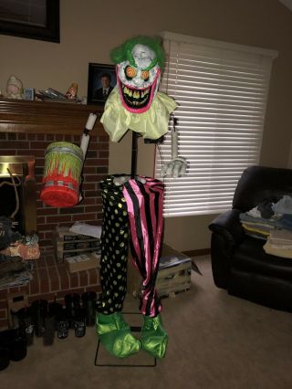 Wacky Mole Clown Halloween Prop Spirit Halloween Rare Htf Gemmy Morbid 2