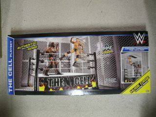 Wwe Hell In The Cell Authentic Pay - Per - View Ring & Cage Set Toys R Us Exclusive