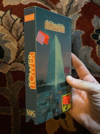The Tower Much Sought After Canadian Sci Fi Horror Weirdness Avec VHS Rare 3