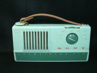Rare 1950s Vintage Sony Tr - 66 Historical Transistor Radio