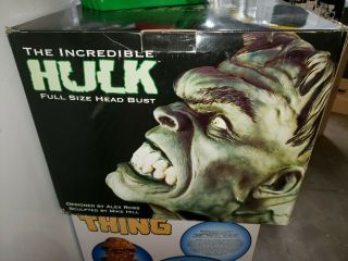 Dynamic Forces,  Incredible Hulk,  Life Size Bust,  Very Rare,  Ltd 1962,  Alex Ross
