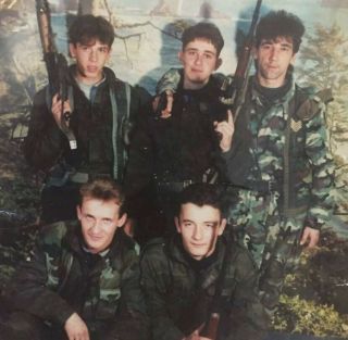 RARE Bosnian serb army KKO camouflage uniform serbia bosnia war jacket shirt 2