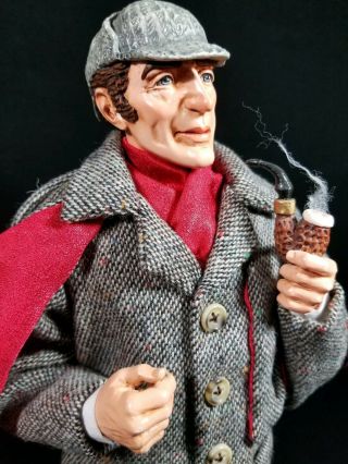 Rare Simpich Characters Doll 2006 Sherlock Holmes 15 1/2 ".