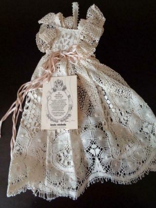 Vintage Louis Nichole Louis Xvii Crochet Doll Dress For 19 " Vinyl Bru Jne French