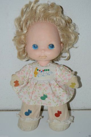 Wow Vintage Cloth Musical Mary Had A Little Lamb Doll Mattel 1974 Rare