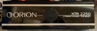 Old School Orion Xtr 2250 2 Channel Amplifier,  Rare,  Usa,  Vintage,  The Beast