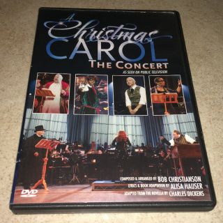 A Christmas Carol - The Concert Dvd Rare Oop Region 1 Public Television