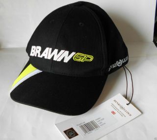 Rare Henry Lloyd Cap Official Brawn Button F1 Forumla One Cap Black