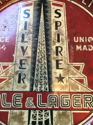 Taylor and Bate Silver Spire Ale and Lager,  Rare Canadian Tray,  Canada 13 inch 2
