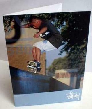 Stussy 2001 Richard Mulder Skateboard Notebook/folder Flawless Old Stock