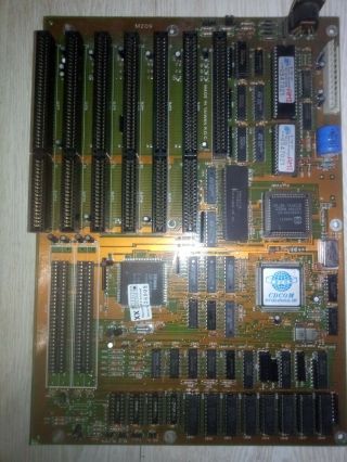 Suere Rare Pc - Chips M209 Motherboard,  Cs80c286 25mhz,  1mb Ram,  7 Isa.