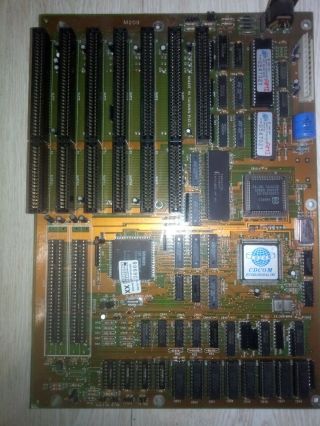 SUERE RARE PC - CHIPS M209 Motherboard,  CS80C286 25MHZ,  1MB RAM,  7 ISA. 2