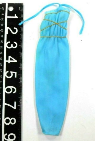 Barbie Vintage 1978 Superstar Blue Halter Gown w/Gold Elastic Best Buy 1358 2