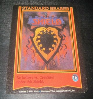 Guardians Standard Bearer Shield Trading Card Game Tcg/ccg Rare 2 1995 Insect