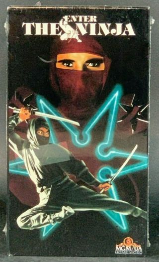Enter The Ninja Vhs Rare 1981 Sho Kosugi Martial Arts Mgm/ua Cannon Oop