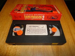 Lady Dragon 2 (VHS,  1993) Cynthia Rothrock,  Billy Drago Rare Action Martial Arts 3