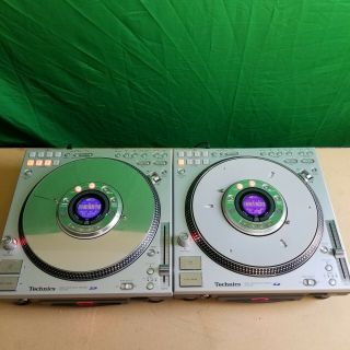 Technics Sl - Dz1200 Digital Direct Drive Turntable Pair Rare