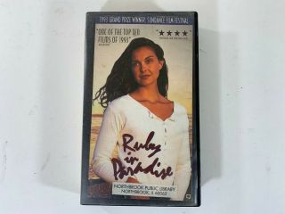 Ruby In Paradise (vhs,  1993) Ashley Judd Rare