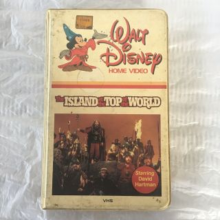 Vhs Island At The Top Of The World Rare - Clamshell Edition - Walt Dinsey 1974