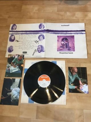The Parlour Band Is A Friend Deram Lp Very Rare Signed