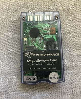Rare Performance Mega Memory Card For Sony Playstation 1 / Ps1 Or Ps2