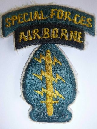 Us 5th Special Forces Airborne - Rare Sog - Arrow Head Patch - Vietnam War - 881