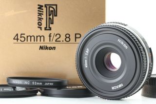 [rare Black In Box] Nikon Nikkor 45mm F/2.  8 P Ai - S Ais Lens From Japan 695