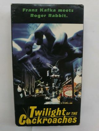 Twilight Of The Cockroaches VHS Video Comics 1987 RARE HTF Anime VHS 2