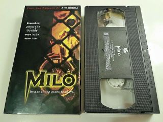 Milo (vhs 1998) Rare Horror Slasher W/ Jennifer Jostyn (house Of 1,  000 Corpses)