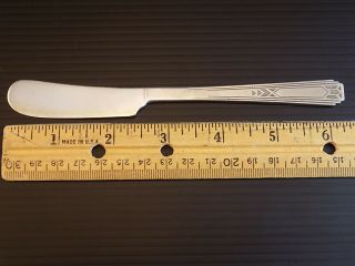 Wm Rogers Tudor Plate Butter Cheese Knife Circa 1932 Friendship Medality Pattern